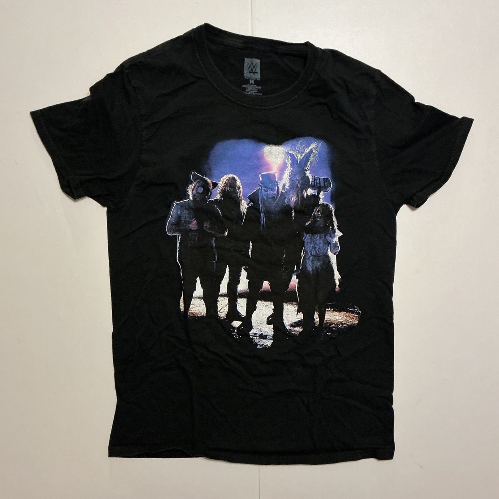 WWE Wyatt Sicks Black Wrestling Uncle Howdy‎ Horror Halloween T Shirt Mens M